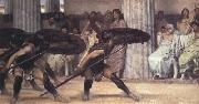 Alma-Tadema, Sir Lawrence A Pyrrhic Dance (mk23) oil painting